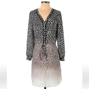 Banana Republic | Giraffe Print Riviera Dress Ombre Button Down Size 0 XS